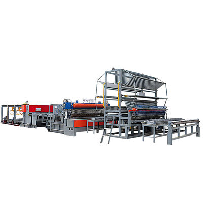 Máy hàn lưới hàng rào kim loại trong vườn mạ kẽm với đầu điện cực đeo được